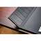 Dacasso Black Leather 34" x 20" Desk Mat with Folding Side Rails PR-1041 - alternate 9